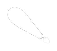 LALADEFIEE Collier Porte-médiator en Forme De Cœur, Pendentif De Rangement pour Médiator De Guitare, pour Guitaristes, Musiciens,