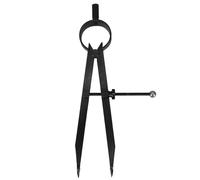 LALADEFIEE Compas en Métal Léger et Polyvalent pour Traçage Précis sur Bois et Pierre, pour Travail du Bois et Métallurgie