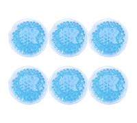 LALADEFIEE Compresses Thermiques Gel Rondes Lot 6 pour Thérapie Chaud Froid et Récupération des Gonflements et Maux de Dents 8Cm