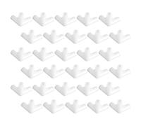 LALADEFIEE Connecteurs de Poteaux de Canopée 30 Pièces 9,5 MM en Plastique pour Tentes de Toit et Balcons, Kit de Fixation pour Auvent Usage Jardin et Camping Extérieur