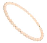 LALADEFIEE Couronne Ronde en Bois et Fer pour Décoration Murale de Noël et Halloween, Kit DIY Attrape-rêves Perles en Bois, Anneau Robuste pour Fête et Maison