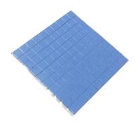 LALADEFIEE Coussinet Bleu Silicone Conducteur Thermique 10x10x0,1 Mm Isolation Flexible Haute Conductivité Thermique et Résistance Électrique pour SSD et Puces CPU pour Remplacement