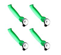 LALADEFIEE Couteau Inox pour Couper les Nouilles 4pcs Poignée Confortable et Isolation Thermique en Plastique et Acier Inoxydable Cuisine Maison