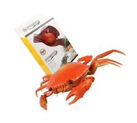 LALADEFIEE Crabe Électrique Télécommandé Rouge, Modèle de Crabe Rc Simulé Mouvements Réalistes, Électronique pour Garçon et Filles, Accessoire de Farce pour Fête et Jeu Éducatif