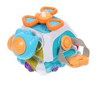 LALADEFIEE Cube D'activités Sensoriel pour Tout-Petits 1-3 Ans, Éducatif Montessori en Plastique Sûr, Multifonctionnel et Portable, Développement Motricité Fine et Concentration, D'éveil