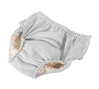 LALADEFIEE Culotte Anti-Fuite Lavable en Coton pour Incontinence Adulte Gris Slip Confortable Adapté aux Femmes et Hommes Protection Miction Fréquente