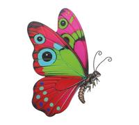 LALADEFIEE Décoration murale en métal représentant un réaliste en 3D, idéale pour une entrée, une galerie, cour, un patio ou un jardin (23,6 x 20 cm).