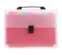 LALADEFIEE Dossier Accordéon Extensible A4 en Pvc Léger et Abs 13 Compartiments Organiseur de Documents Multi-couches Dimensions 33x24x3cm pour Bureau, École ou Maison