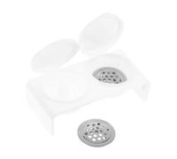 LALADEFIEE Double Cup Nail Dappen Dish With Lid Monomer Holder For Manicure And Pedicure Dual Compartments For Multiple Liquids Evaporation-resistant Nail Art Mixing Bowl And Salon Use