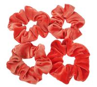 LALADEFIEE Élastiques à Cheveux Fluorescents Décoratifs Pour Femmes Et Filles 4 Pièces Taille Standard Élastiques Extensibles Couleur Fluo Orange Pour Sport Yoga Et Coiffure