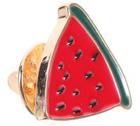 LALADEFIEE Épingle Pastèque en Alliage de Zinc Réutilisable et Pratique, Épingle Créative et Chic de Tranche de Pastèque pour Accessoires Féminins
