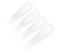 LALADEFIEE Faux Sourcils Père Noël Blancs en Peluche 2 Pièces pour Soirées Masquées et Fêtes de Noël