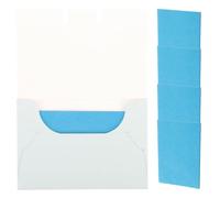 LALADEFIEE Feuilles Matifiantes Visage en Pâte de Bois Naturelle, Papier Buvard Absorbant L’huile, Format Portable 50 Feuilles par Paquet, Lot de 5 - Contrôle du Sébum pour Peaux Grasses