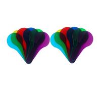 LALADEFIEE Filtres de Couleur Translucides en Abs Sécurisés, 12 Pièces Portables pour Éveil Scientifique des Tout-Petits, Accessoires Pédagogiques pour Découverte des Couleurs en Maternelle
