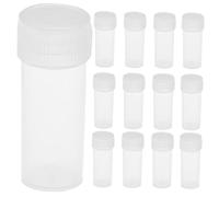 LALADEFIEE Flacons D'échantillon Transparents 150 Pièces 5 Ml Mini Bouteilles de Voyage pour Poudre Cosmétiques Récipients Couvercles pour Soins Personnels Camping Randonnée