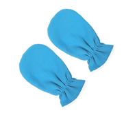 LALADEFIEE Gants de Soin Beauté Exfoliants pour Mains Mitaines Thermiques de Conservation de Chaleur Paraffine Hydratants Nuit Bleu