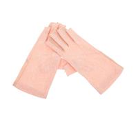 LALADEFIEE Gants Manucure Anti-uv Demi-doigt Protection Solaire Confortables et Résistants pour Soins des Mains