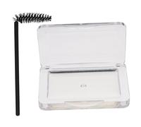 LALADEFIEE Gel de Fixation Transparent Sourcils avec Savon Modelant Naturel Gel Incolore Non Collant Boîte Acrylique Accessoire Maquillage Sourcils