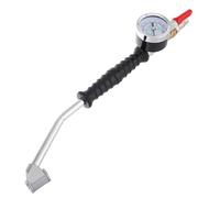 LALADEFIEE Gonfleur de Pneus Poids Lourds avec Embout Allongé Coudé Manomètre Intégré pour Mesure Précise de Pression Adaptateur d'Embout de Gonflage Solide Usage Rapide pour Camions