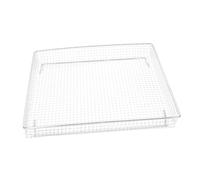 LALADEFIEE Grille de Refroidissement Antiadhésive pour Air Fryer Panier INOX Polyvalent pour Pain Gâteaux Pâtisseries Égouttoir Ustensiles Accessoires Pâtisserie 252X290X52Mm