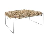 LALADEFIEE Hamac Rectangle pour Dragon Barbu en Herbe Marine Respirante et Résistante, Lit Suspendu pour Habitat Intérieur de Grenouille ou Crabe Ermite, Décor Tank