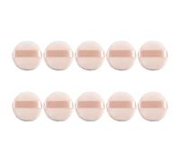 LALADEFIEE Houppettes à Poudre 10 Pièces Petit Format Éponge à Maquillage Visage Poudre Sèche pour Femmes Usage Professionnel Cosmétique Compact Pratique