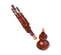 LALADEFIEE Instrument de Musique Ethnique Hulusi Portable Flûte Cucurbit Élégante si Bémol Débutants et Professionnels Léger et Facile à Apprendre