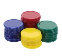 LALADEFIEE Jetons de Bingo Transparents 38mm pour Garçon et Filles 160 Pièces Plastiques Vierges sans Valeur Accessoires Éducatifs pour Comptage, Jeux de Groupe et Activités Mathématiques