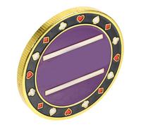 LALADEFIEE Jetons de Poker en Métal Accessoires de Jeu Éducatifs pour Apprentissage des Mathématiques et Soirées Poker