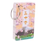 LALADEFIEE Jeu de Cartes Flash Hiragana Katakana 50 Sons Lettres Claires sur Cartes Résistantes Apprentissage Autonome pour Garçon et Filles et Adultes