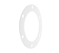 LALADEFIEE Joint D’Étanchéité en Silicone Haute Température 160Mm à 6 Trous Blanc pour Autocuiseur Vapeur Accessoire Résistant à la Chaleur pour Chaudière Joint pour Tube Chauffant la