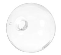 LALADEFIEE -jour de Phare pour Ampoule en Verre Clair Globe Rond Robuste et Élégant Facile à Remplacer pour Usage Résidentiel et Commercial