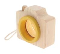 LALADEFIEE Kaléidoscope Créatif pour Garçon et Filles Garçon Fille, Petit Format, Jouet Éducatif en Plastique Jaune, Stimulation Visuelle et Sensorielle, Présent D’Anniversaire ou Fête,