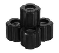 LALADEFIEE Kit de Bagues de Palier pour Tondeuse à Gazon, 4 Pièces, Compatible Tubes Aluminium 26 Mm et 28 Mm, Matériau Pe Noir, Installation Facile pour Outils de Jardin