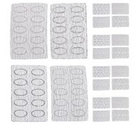 LALADEFIEE Kit de Manucure 20 Pièces Papiers Abrasifs 100 150 180 240 pour Soin des Ongles Limes et Polissoirs Précis Outil Professionnel Polyvalent pour Préparation et Polissage des