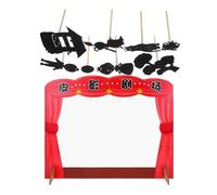 LALADEFIEE Kit DIY Marionnettes Ombres pour Garçon Fille Éducatif Créatif Théâtre Chinois Traditionnel pour Jeu Sensoriel et Apprentissage Préscolaire Couleurs Assorties