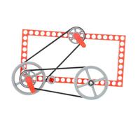 LALADEFIEE Kit Éducatif Engrenage et Poulie pour Garçon Fille Modèle Scientifique DIY pour Apprentissage et Formation Créatif Adapté Aux Activités Manuelles Garçon Fille