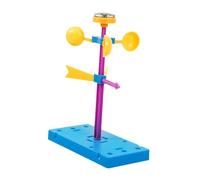 LALADEFIEE Kit Girouette Scientifique à Assembler pour Garçon et Filles Jouet Éducatif DIY Expérience Force Direction du Vent Développe L'Observation Réflexion Projets de Science Soi-Même