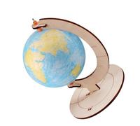 LALADEFIEE Kit Scientifique Éducatif Terre à Monter Soi-Même Modèle Structure Terre en Mousse Blanche Activité Manuelle pour Garçon et Filles Projet Créatif et Apprentissage Ludique 1 Set