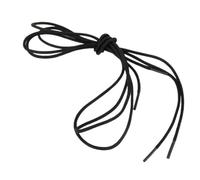 LALADEFIEE Lacets Ronds en Coton Ciré Noir 3mm pour Chaussures Brogues, Résistants la Moisissure, Usage Pratique, Style Classique Habillé