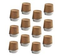 LALADEFIEE Lot de 12 Bouchons de Rechange en Liège et Bois Compatibles Bouteilles Isothermes Protection Thermique Taille Standard Bouchons pour Bouteilles d'Eau Usage la Cuisine et