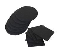 LALADEFIEE Lot de 12 Filtres de Rechange au Charbon Actif pour Poubelle Cuisine Filtre pour Composteur Domestique 6 Carrés 6 Ronds Anti-Odeurs et Désodorisant Adapté aux Déchets