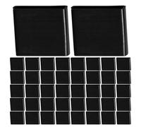 LALADEFIEE Lot de 120 Manchons antidérapants en Silicone pour Pinces de Cintre, Embouts antidérapants pour vêtements, Linge, Armoire, Rangement de Pantalons, Pinces de Cintre Noires