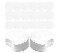 LALADEFIEE Lot de 1200 Coussinets Faciaux Demi-lune en Tissu Non Tissé Blanc, Épais et Doux, pour Démaquillant Visage et Yeux, Nettoyage Confortable Quotidien Voyage