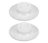 LALADEFIEE Lot de 2 Bouchons D'évier Universels pour Lavabo et Bassin en Silicone Solide, Design Moderne et Élégant, pour Salle de Bain Cuisine