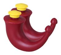 LALADEFIEE Lot de 2 Bouteilles de Lavage Nasal Rouges en Plastique Système d'Irrigation Nasale Pratique pour Rinçage Quotidien Outil Multifonction D’Hygiène Nasale et Nettoyage du Nez