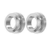 LALADEFIEE Lot de 2 Capuchons en Laiton pour Clou de Queue de Guitare Acoustique, Bouton de Sangle 3/8-32 Filetage, Accessoires pour Prise D'entrée Guitare, Fixations Robustes