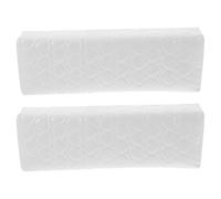 LALADEFIEE Lot de 2 coussins repose-bras pour manucure | Coussin pour les mains, repose-mains pour nail art | 30 x 9,5 x 6,5 cm, bras en cuir PU pour soins des ongles à domicile ou en boutique