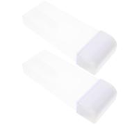 LALADEFIEE Lot de 2 Flacons Distributeurs de Cire Dépilatoire Compacts Étanches et Réutilisables Adaptés pour Voyage et Rangement Pratique de Cire d'Épilation Matériau Couleur Aléatoire