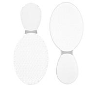 LALADEFIEE Lot de 2 Râpes à Pieds en Verre Nano Exfoliant Professionnel pour Callosités Lime pour Peaux Mortes et Sèches Format Compact pour Soins Pédicure à Domicile Voyage